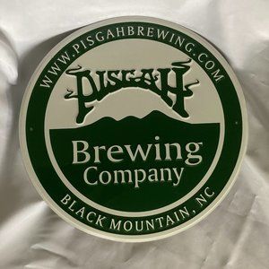 Pisgah Brewing Company Metal Wall Sign.